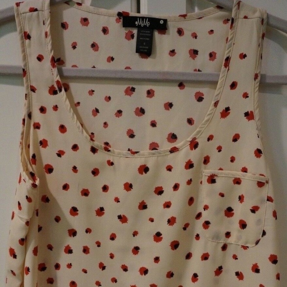 NWOT MiMo unlined tank size S